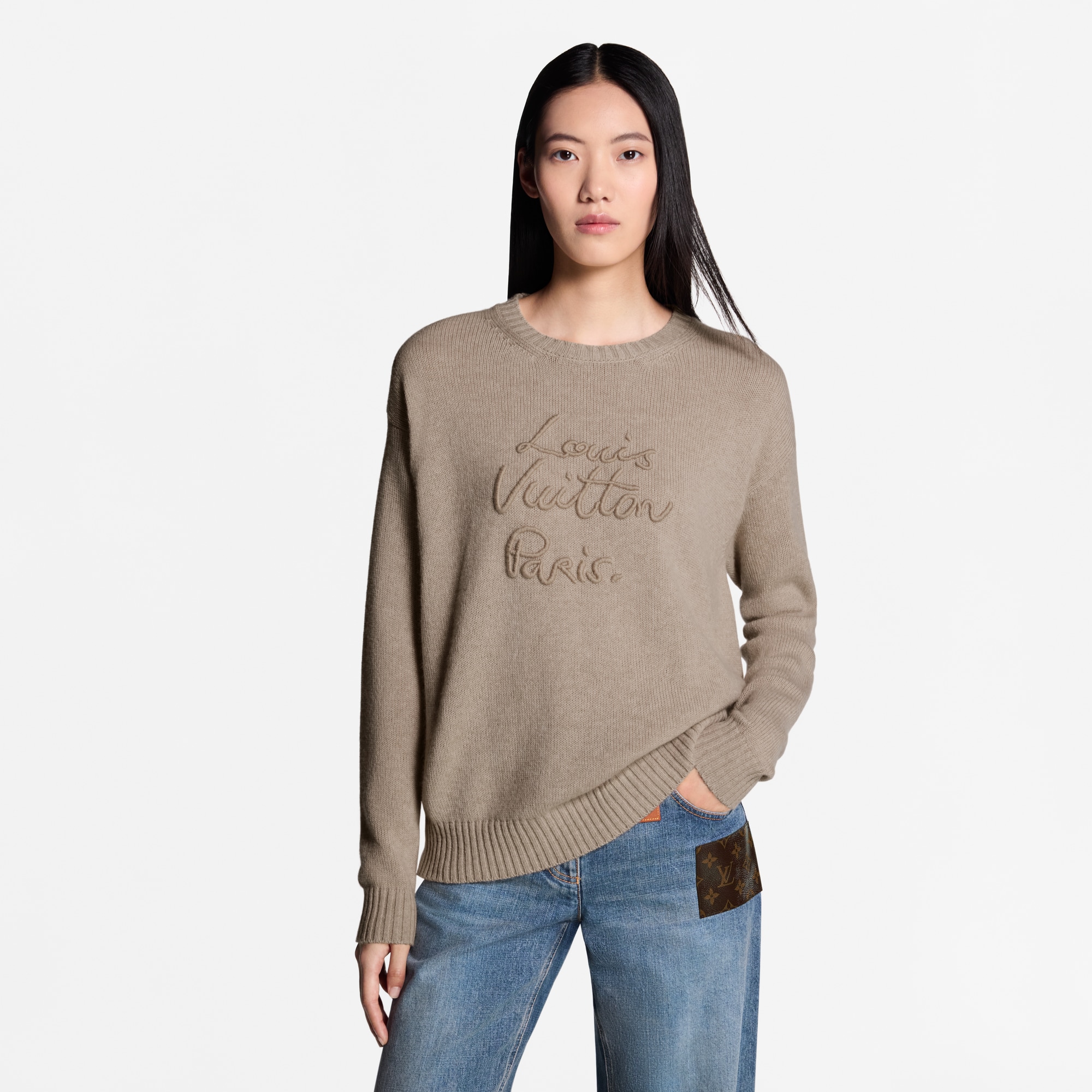 Cursive Signature Pullover - Women - Ready-to-Wear | LOUIS VUITTON ®